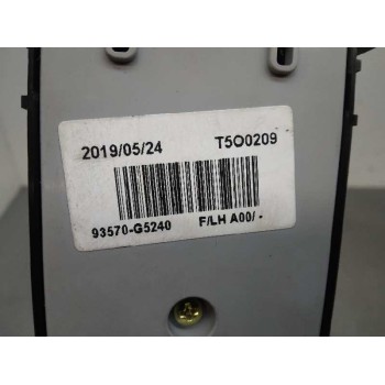 Recambio de mando elevalunas delantero izquierdo para kia niro drive referencia OEM IAM 93570G5240  