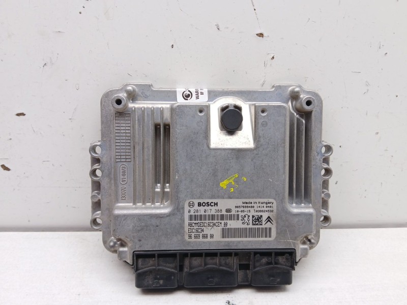 Recambio de centralita motor uce para peugeot 207/207+ (wa_, wc_) 1.4 hdi referencia OEM IAM 9666986880 0281017388 