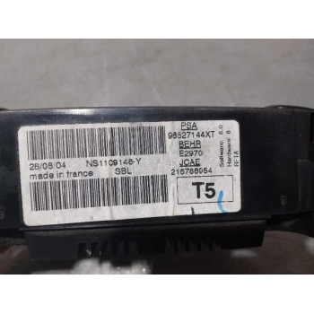 Recambio de mando climatizador para peugeot 307 break / sw (s1) break xs referencia OEM IAM 96527144XT  