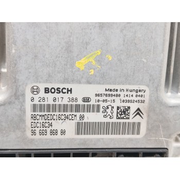 Recambio de centralita motor uce para peugeot 207/207+ (wa_, wc_) 1.4 hdi referencia OEM IAM 9666986880 0281017388 