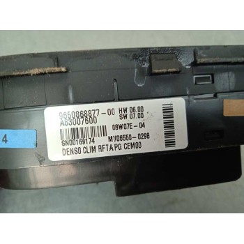 Recambio de mando climatizador para citroën c4 picasso sx referencia OEM IAM 9650868877 DERECHO 