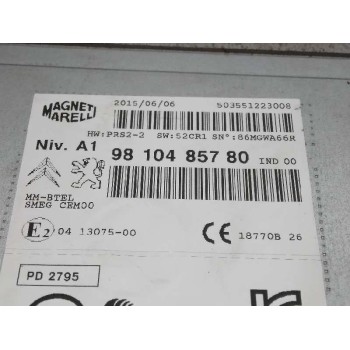 Recambio de sistema navegacion gps para citroën c4 picasso referencia OEM IAM 9812720580 CON CONMUTADOR 