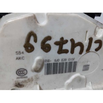 Recambio de cerradura puerta trasera izquierda para seat ibiza (6p1) reference plus referencia OEM IAM   