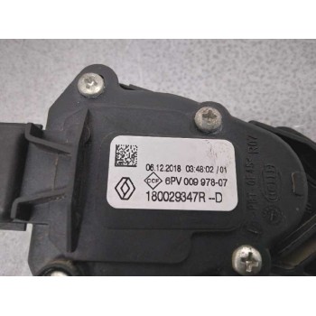 Recambio de potenciometro pedal para renault clio iv 0.9 referencia OEM IAM 180029347R 6PV00997807 6 PINES
