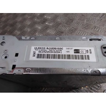 Recambio de sistema audio / radio cd para seat ibiza (6j5) reference referencia OEM IAM 6J1035153C  