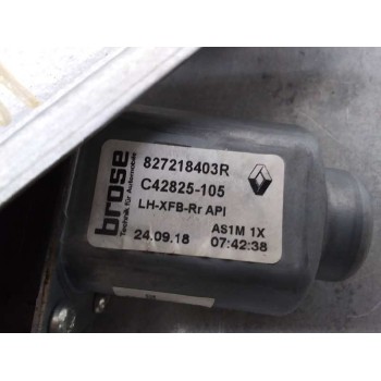 Recambio de elevalunas trasero izquierdo para renault megane iv berlina 5p limited referencia OEM IAM 827218403R 6 PIN 