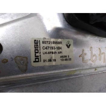 Recambio de elevalunas delantero izquierdo para renault megane iv berlina 5p limited referencia OEM IAM 807215959R 6 PIN 