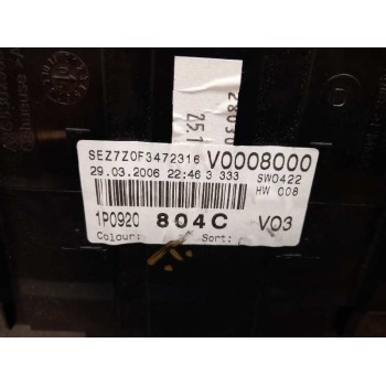 Recambio de cuadro instrumentos para seat leon (1p1) comfort limited referencia OEM IAM 1P0920804C 1P0920804C 