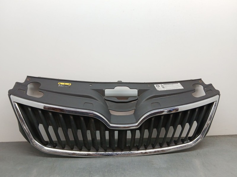 Recambio de rejilla paragolpes delantero para skoda rapid (nh3, nk3, nk6) 1.4 tsi referencia OEM IAM 5ja853668  