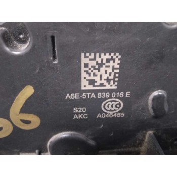 Recambio de cerradura puerta trasera derecha para skoda superb (3v3) ambition referencia OEM IAM A6E5TA839016E 7 PINES 