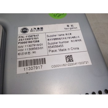 Recambio de pantalla multifuncion para mg zs luxury referencia OEM IAM ZS11X573101  11307917