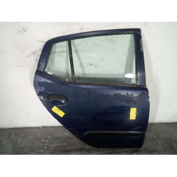 Recambio de puerta trasera derecha para hyundai i10 1.2 cat referencia OEM IAM 770040X050 PINTURA MAL 