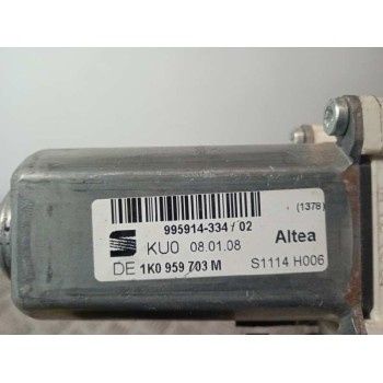Recambio de motor elevalunas trasero izquierdo para seat altea xl (5p5) family referencia OEM IAM 1K0959703M 995914334 