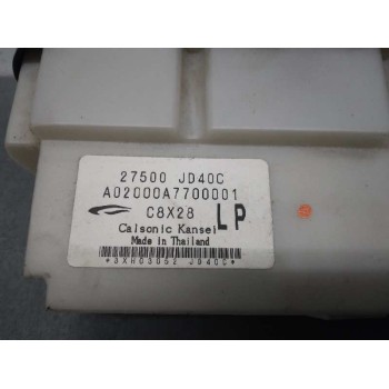 Recambio de mando climatizador para nissan qashqai (j10) acenta referencia OEM IAM 27500JD40C  