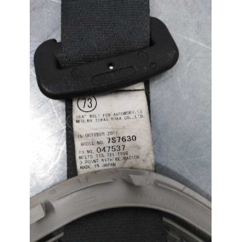 Recambio de cinturon seguridad trasero derecho para lexus ct 200h referencia OEM IAM 7S7630  