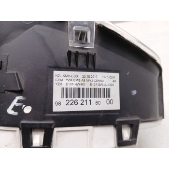 Recambio de cuadro instrumentos para peugeot 208 i (ca_, cc_) 1.2 vti 82 referencia OEM IAM 9822621180  