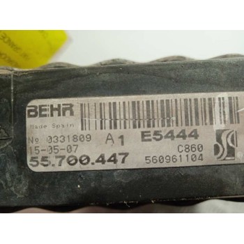 Recambio de radiador agua para fiat grande punto (199) 1.4 8v active (01.2007) referencia OEM IAM 55700447  