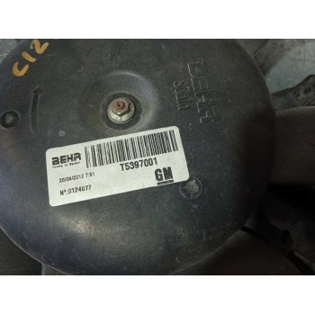 Recambio de electroventilador para opel meriva b cosmo referencia OEM IAM 13337686  