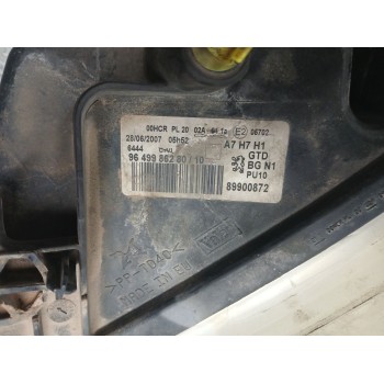 Recambio de faro izquierdo para peugeot 207 sw (wk_) 1.6 hdi referencia OEM IAM 9649986280 89900872 620695