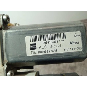 Recambio de motor elevalunas trasero derecho para seat altea xl (5p5) family referencia OEM IAM 1K0959704M 995915334 