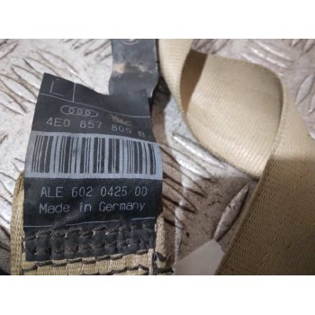Recambio de cinturon seguridad trasero izquierdo para audi a8 (4e2) 3.7 quattro referencia OEM IAM 4E0857805B 601783000 