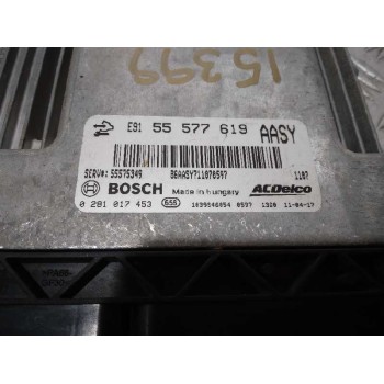 Recambio de centralita motor uce para opel insignia berlina sport 4x4 referencia OEM IAM 55577619 0281017453 