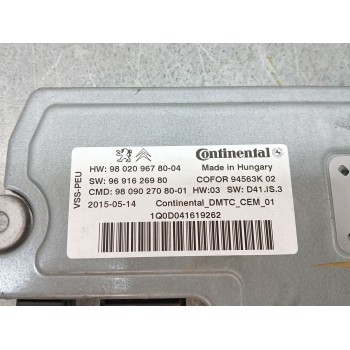 Recambio de modulo electronico para citroën c4 picasso intensive referencia OEM IAM 9802096780-04 9691626980 9809027080