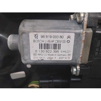 Recambio de elevalunas trasero izquierdo para peugeot 308 cc (2009) sport referencia OEM IAM 9681903380 0130822395 5 CABLES