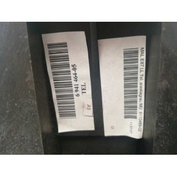 Recambio de apoyabrazos central para bmw serie 1 berlina (e81/e87) 118d referencia OEM IAM 6941464 GRIS 694146405