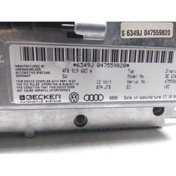 Recambio de sistema navegacion gps para audi a6 berlina (4f2) 2.0 tdi referencia OEM IAM 4F0919603A PANTALLA 