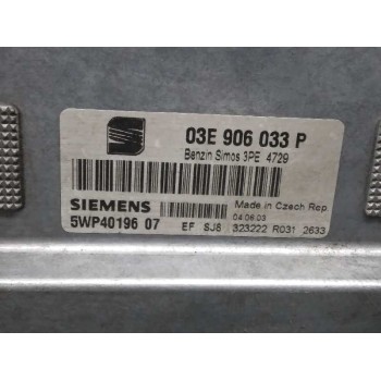 Recambio de centralita motor uce para seat ibiza (6l1) cool referencia OEM IAM 03E906033P 5WP4019607 