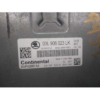 Recambio de centralita motor uce para skoda spaceback (5h) active referencia OEM IAM 03L906023LK 5WP42686AA 