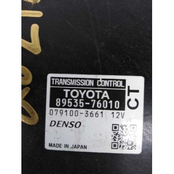 Recambio de centralita cambio automatico para lexus ct 200h referencia OEM IAM 8953576010 0791003661 