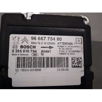 Recambio de centralita airbag para peugeot 3008 confort referencia OEM IAM 9666775480 0285010704 