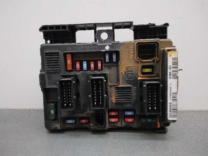 Recambio de centralita bsm para citroën xsara picasso 1.6 hdi 90 sx referencia OEM IAM 9650618480 CARCASA ROTA 