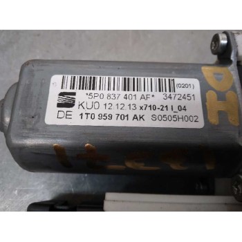 Recambio de motor elevalunas delantero izquierdo para seat altea xl (5p5) reference ecomotive referencia OEM IAM 5P0837401AF 1T0