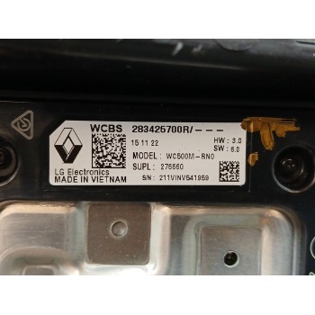 Recambio de modulo electronico para renault megane e-tech suv ev40 referencia OEM IAM 283425700r  