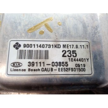 Recambio de centralita motor uce para kia rio 1.2 cat referencia OEM IAM 3911103855  
