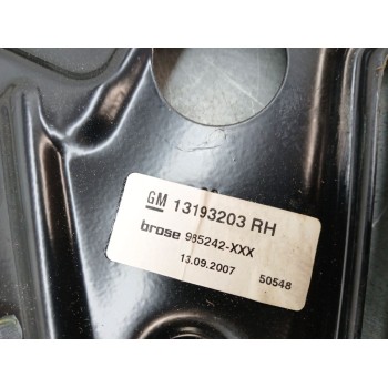 Recambio de elevalunas trasero derecho para opel astra h twintop (a04) 1.9 cdti (l67) referencia OEM IAM 13193203  