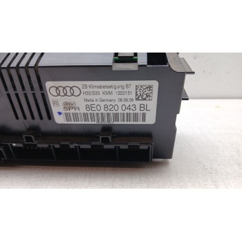 Recambio de mando climatizador para seat exeo st (3r5)(2009>) sport referencia OEM IAM 8E0820043BL  