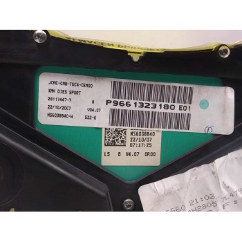 Recambio de cuadro instrumentos para peugeot 307 break/sw (s2) sw pack + referencia OEM IAM 9661323180  