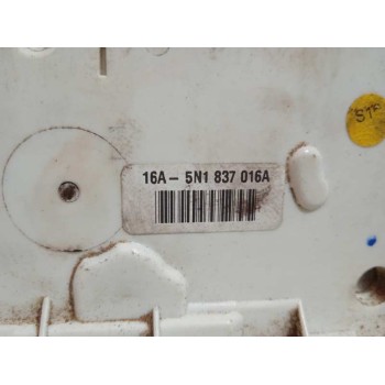 Recambio de cerradura puerta delantera derecha para seat ibiza (6j5) 1.4 16v referencia OEM IAM 5N1837016A 5N1837016C 6 PINS