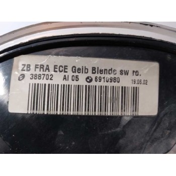 Recambio de piloto delantero derecho para bmw serie 3 berlina (e46) 318i referencia OEM IAM 6910980 2ºSERIE 