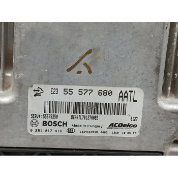 Recambio de centralita motor uce para opel astra j (p10) 2.0 cdti (68) referencia OEM IAM 55577680 0281017416 
