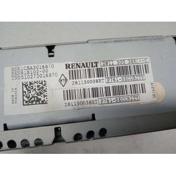 Recambio de sistema audio / radio cd para renault clio grandtour 20 aniversario referencia OEM IAM 281150038R  