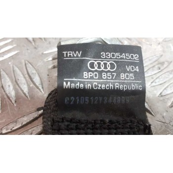 Recambio de cinturon seguridad trasero izquierdo para audi a3 sportback (8p) 1.6 tdi ambiente referencia OEM IAM 8P0857805  