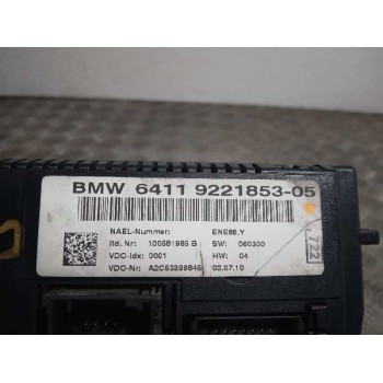 Recambio de mando climatizador para bmw serie 1 berlina (e81/e87) 118d referencia OEM IAM 64119221853 9221853 