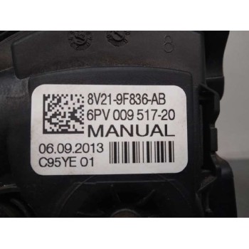 Recambio de potenciometro pedal para ford fiesta (ccn) trend referencia OEM IAM 6PV00951720 8V219F836AB 6 PINES