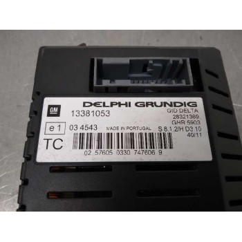 Recambio de pantalla multifuncion para opel zafira b enjoy referencia OEM IAM 13381053 28321369 