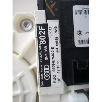 Recambio de elevalunas trasero derecho para audi a3 (8p) 1.2 16v tfsi referencia OEM IAM 8P4959802F 0130822263 